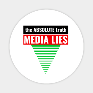 The Absolute Truth  -- Media Lies Magnet